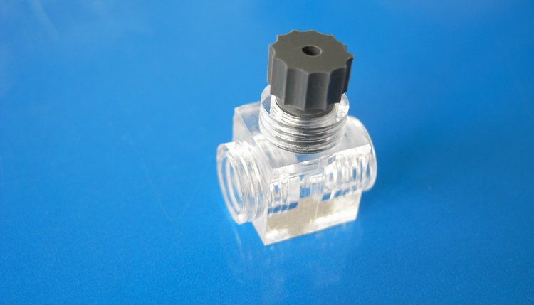 T-piece for G1/4-28 threaded fluid connectors